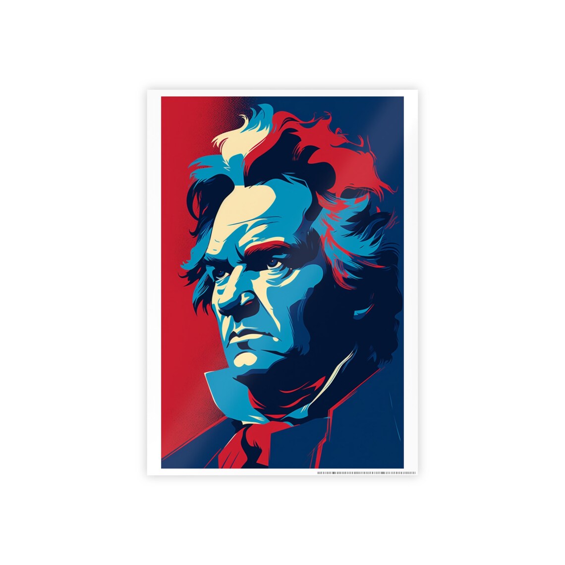 Ludwig Van Beethoven Travel Poster, Music Gift - Image 4