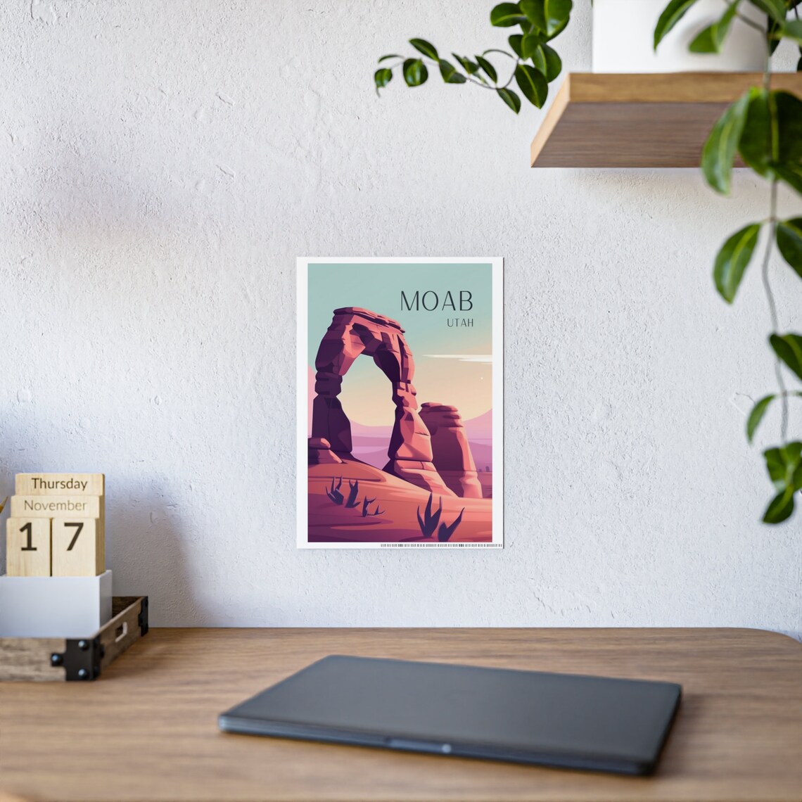 Delicate Arch Travel Poster, Utah Nature Print - Image 3