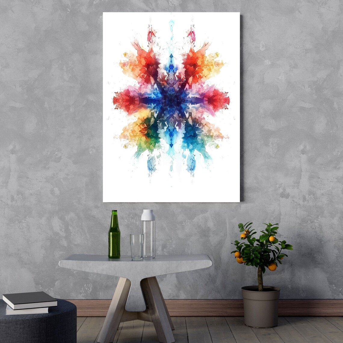 Watercolor Explosion Abstract Wall Decor - Image 3