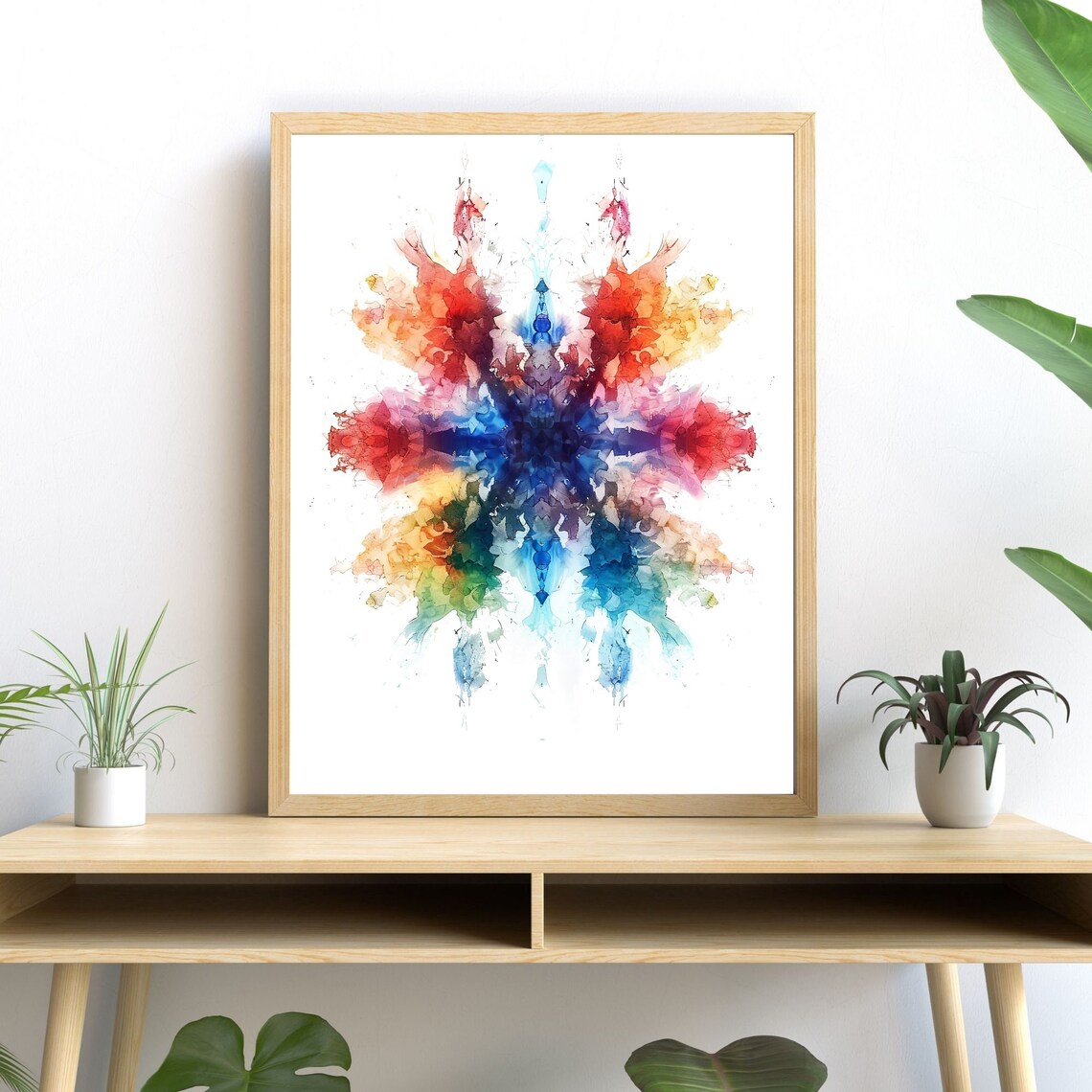 Watercolor Explosion Abstract Wall Decor