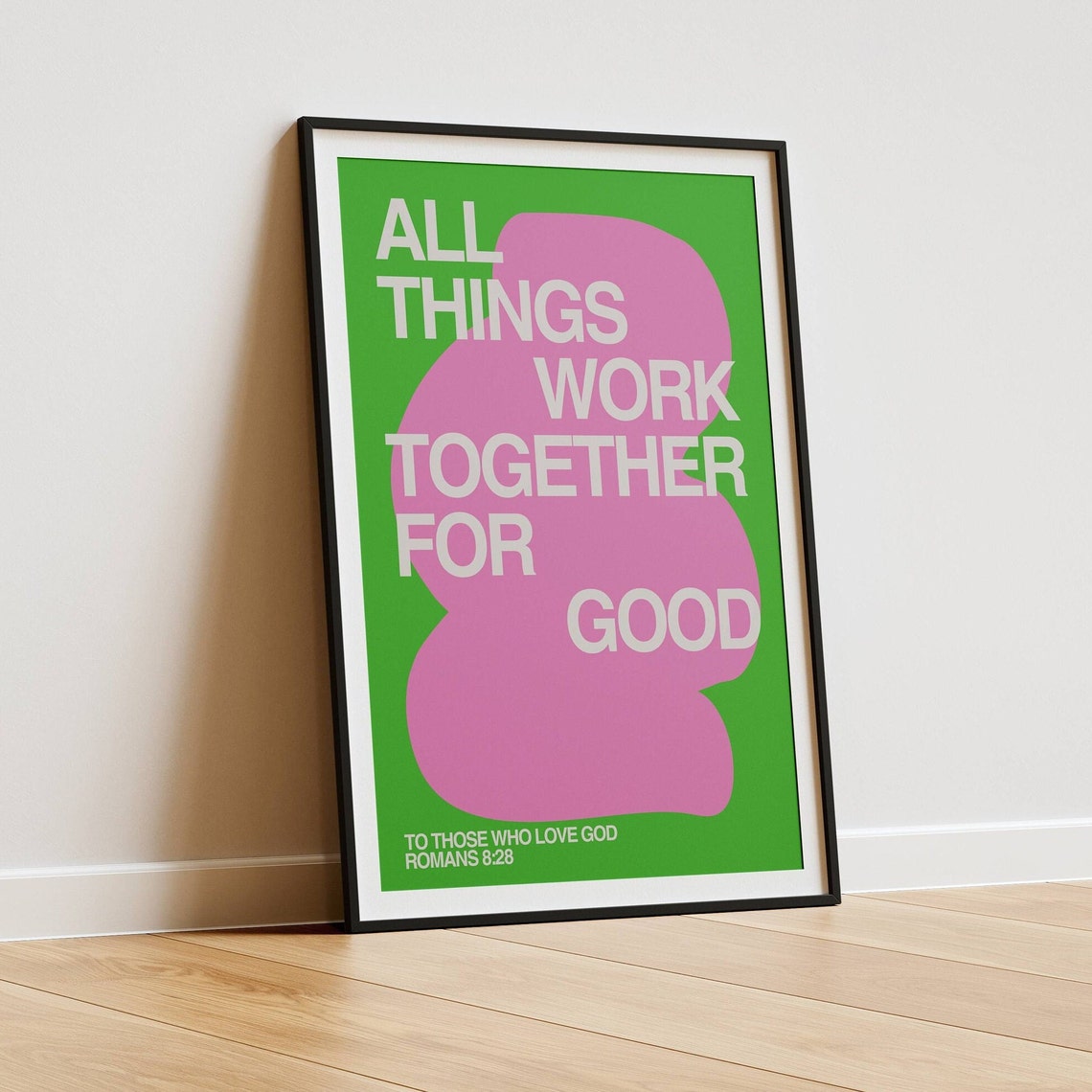 Bauhaus Christian Romans 8 Art Print - Image 2