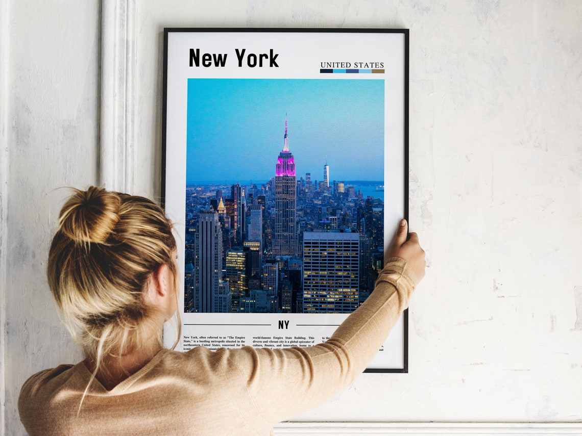 New York Poster New York Print New York Wall Art Ny Photo Ny Poster Ny Print New York Photo Travel Poster - Image 2