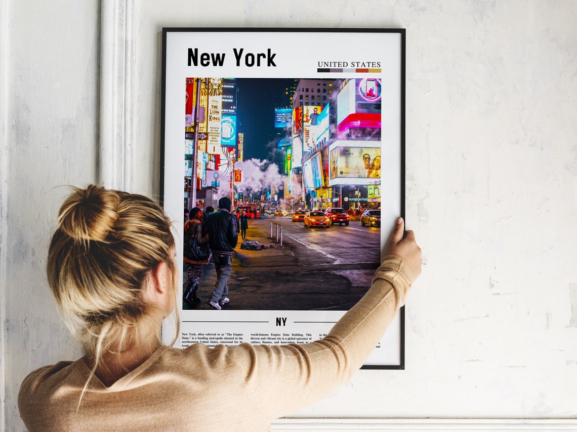 New York Poster New York Print New York Wall Art Ny Photo Ny Poster Ny Print New York Photo Travel Poster - Image 2