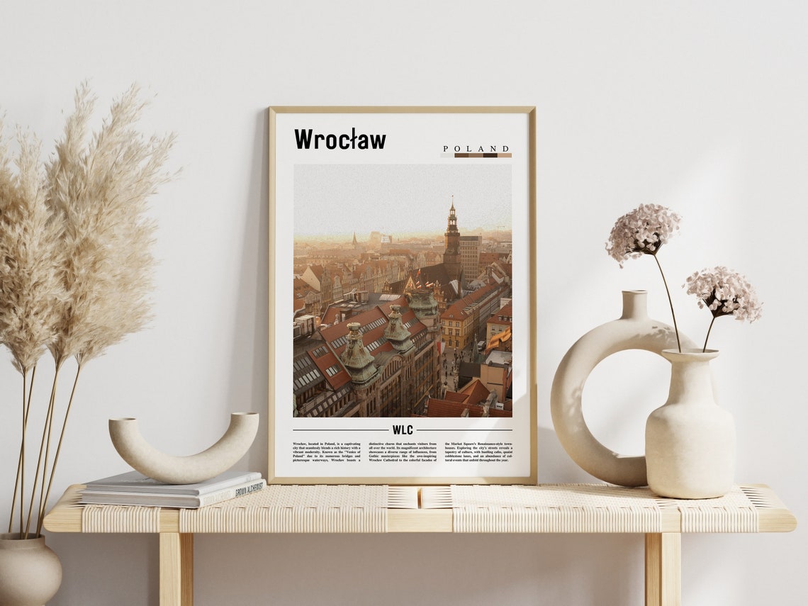 Wrocaw Poster Wrocaw Print Wrocaw Wall Art Europe Photo Europe Poster Europe Print Travel Poster - Image 3