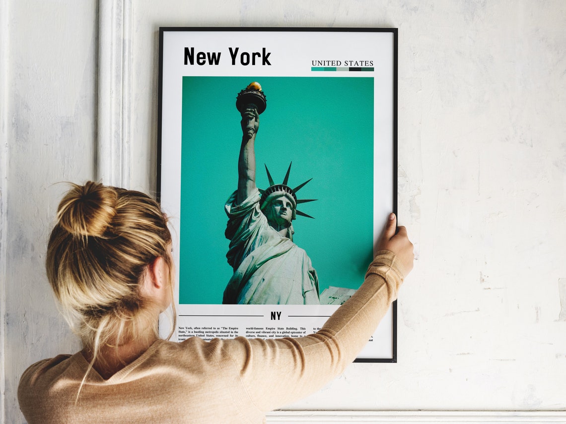 New York Poster New York Print New York Wall Art Ny Photo Ny Poster Ny Print New York Photo Travel Poster - Image 2