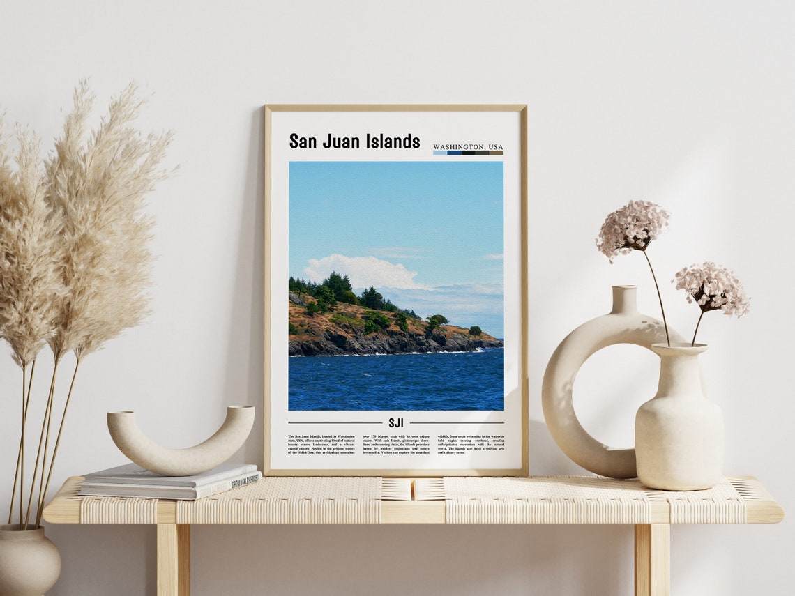 San Juan Islands Poster San Juan Islands Print San Juan Islands Wall Art United States Photo United States Poster United States Print - Image 3
