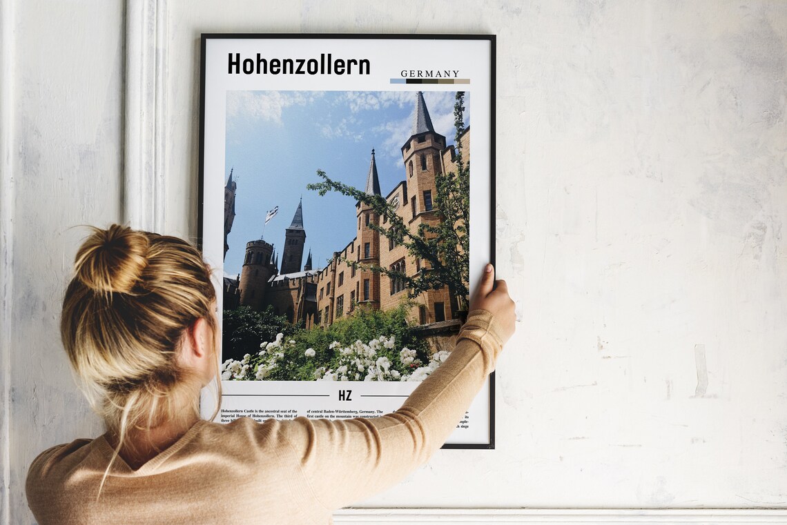 Hohenzollern Castle Germany Historic Hilltop Fortress Photo Poster - Image 2