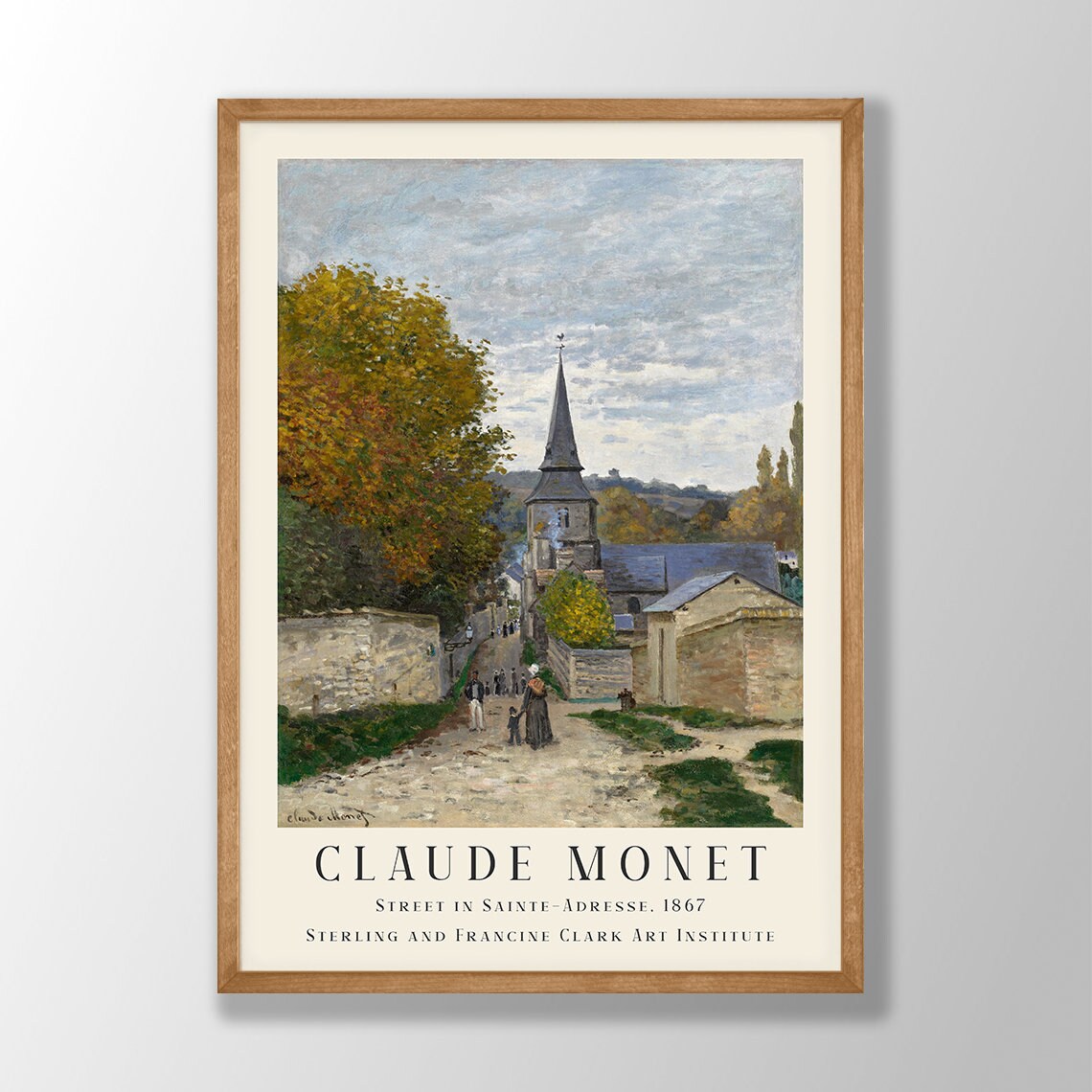 Claude Monet-Inspired Museum Art Print, Farmhouse Decor