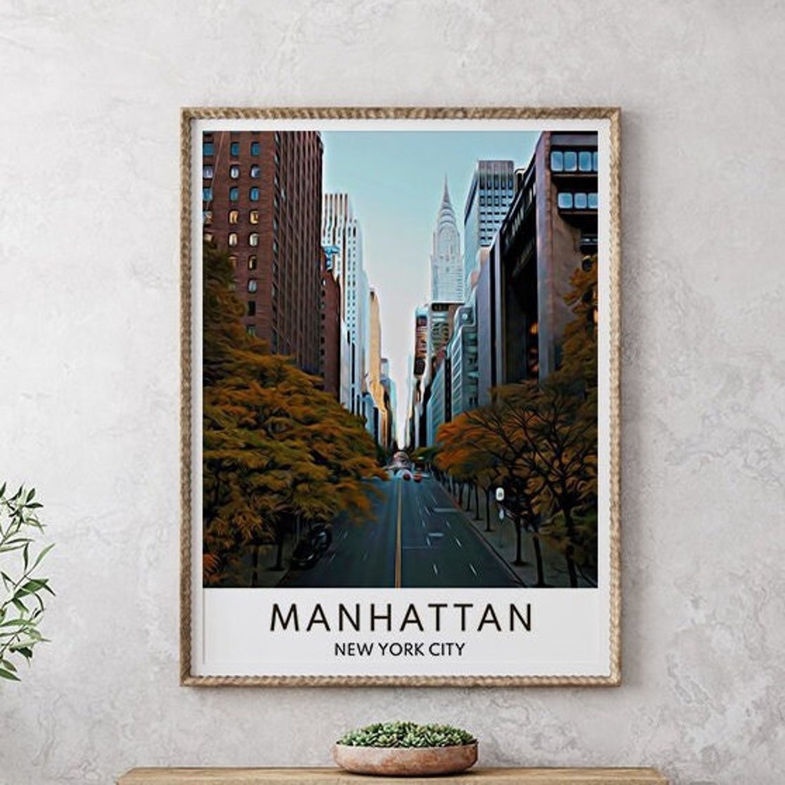 New York New York Wall Art New York Art Nyc Manhattan Art Art Print Poster New York Print New York Artwork New York City Nyc Art - Image 2