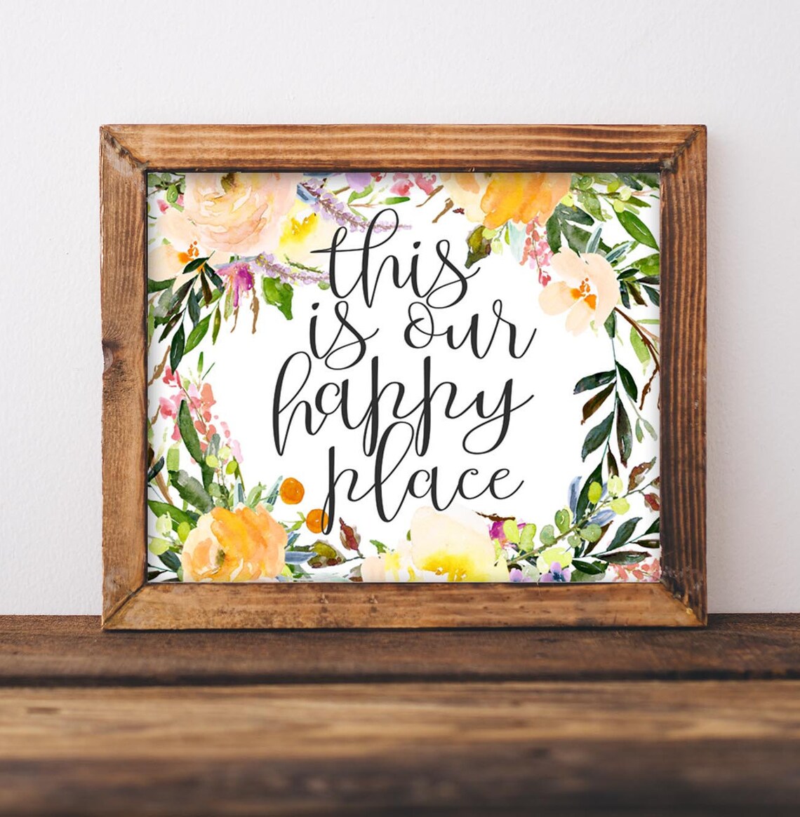 This Is Our Happy Place, Farmhouse Art Print