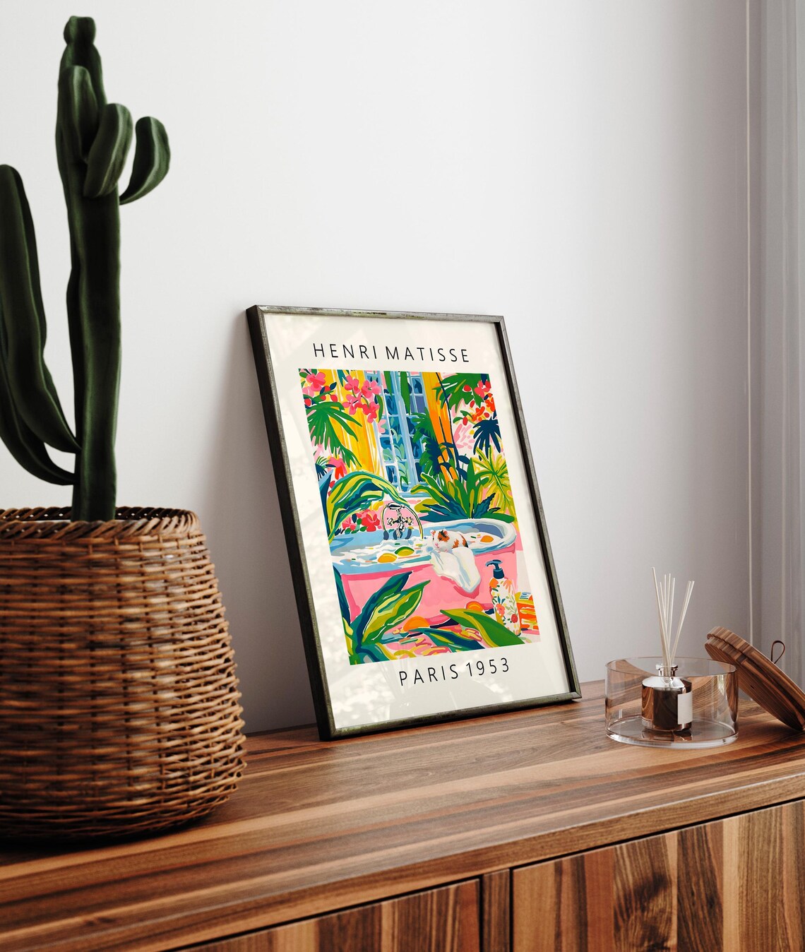 Hamster in Bathtub, Maximalist Matisse Poster - Image 4