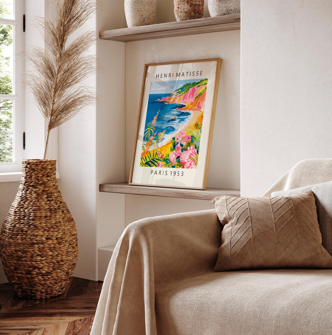 Ocean Print in Henri Matisse Style, Coastal Cowgirl Art Print - Image 5