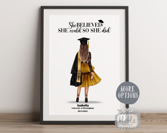 Graduation Gift For Her Personalised Graduation Girl Gift Friends Graduation Gift High School University Graduation Congrats Grad