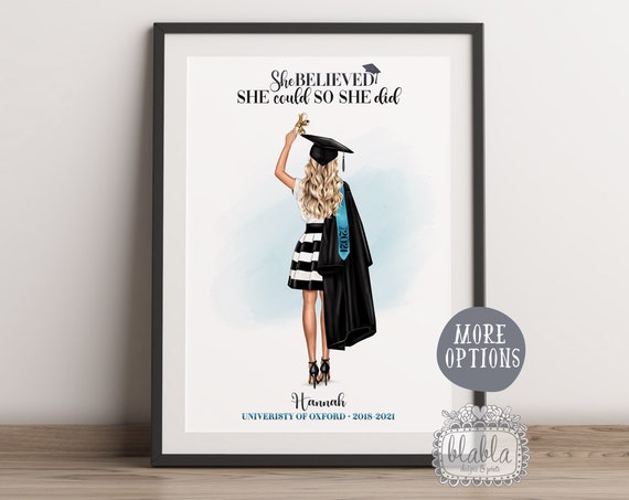 Graduation Gift For Her Personalised Graduation Girl Gift Friends Graduation Gift High School University Graduation Congrats Grad