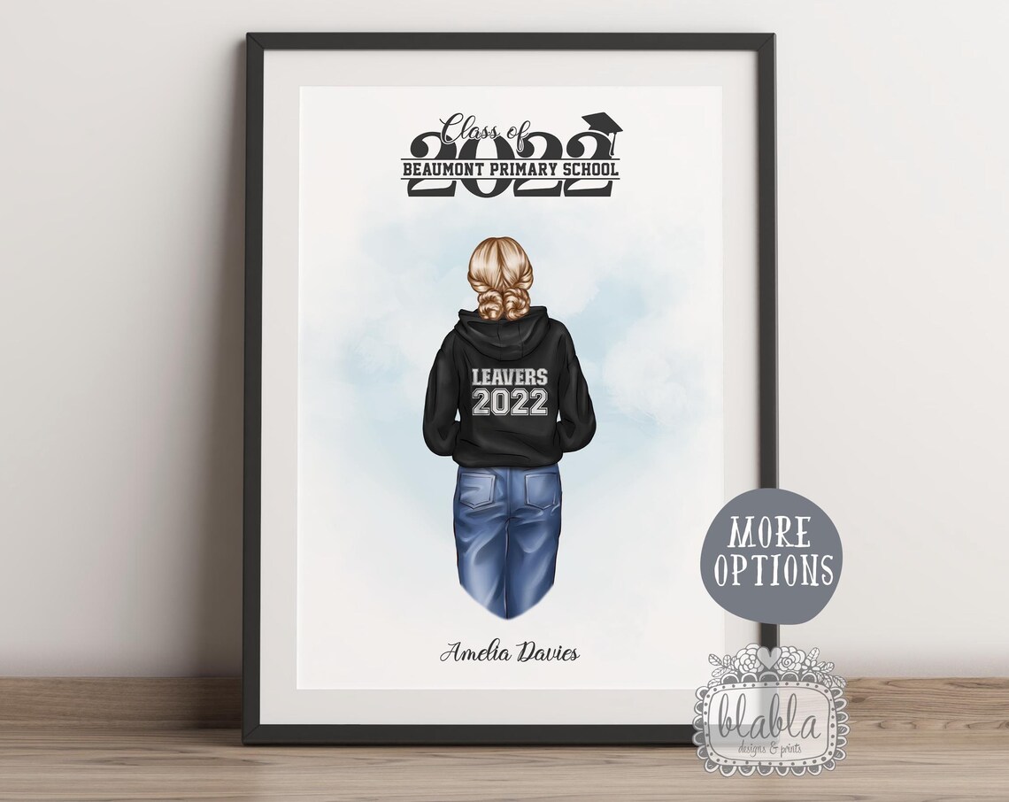 Class Of 2023 Personalized Leavers Keepsake Poster