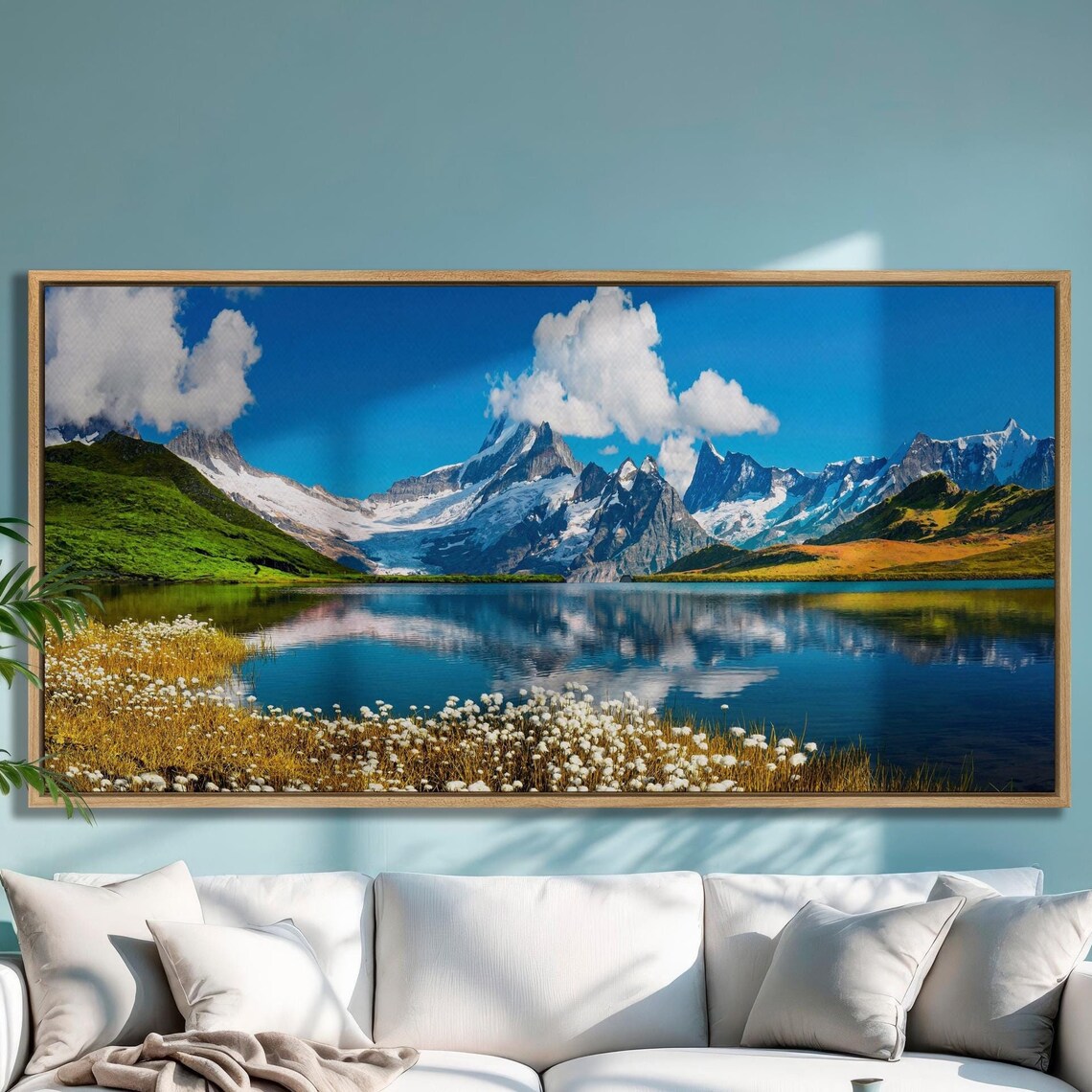 Bachalpsee Lake, Grindelwald Alps Travel Poster