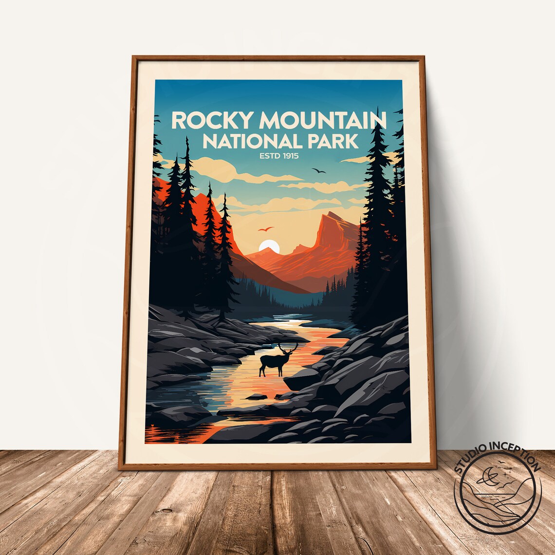 Rocky Mountain National Park Home Decor Art Print - Image 3