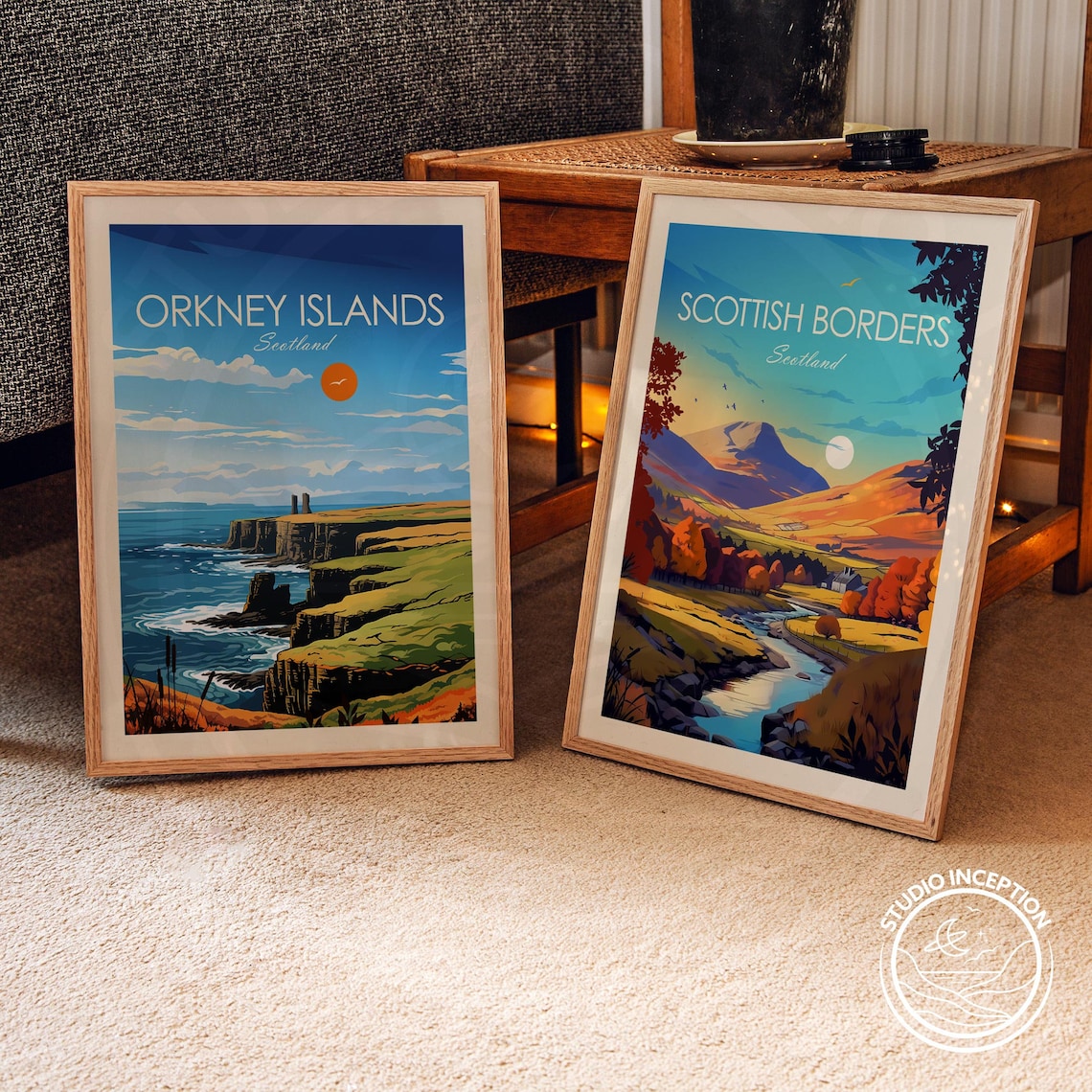 Orkney Islands Traditional Travel Poster, Scotland - Image 2
