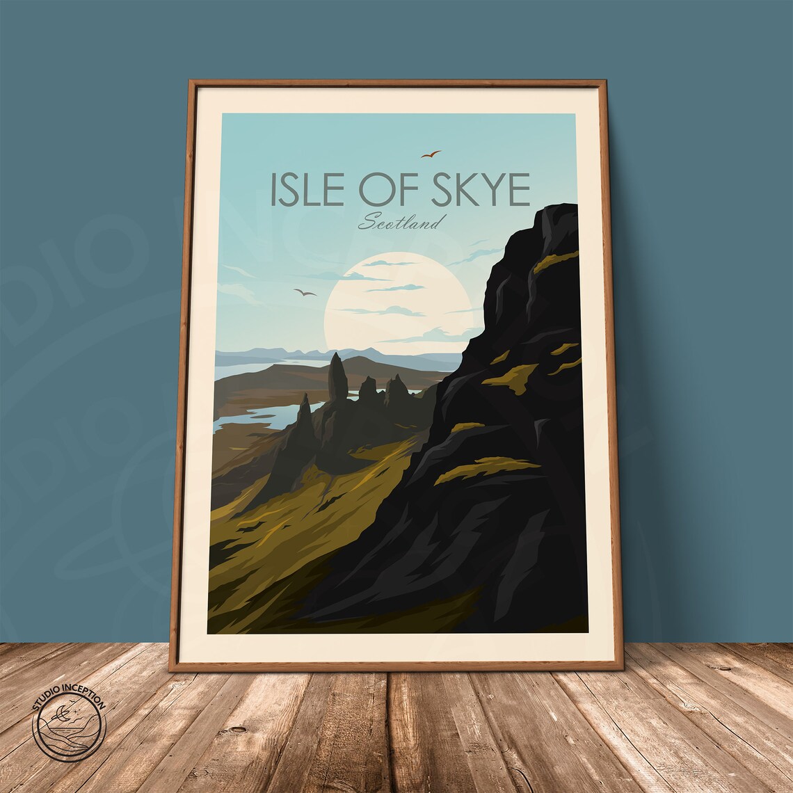Isle Of Skye Travel Poster, Scottish Island View - Image 2