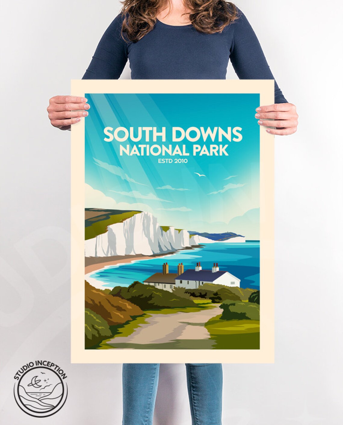 South Downs National Park Travel Poster - Image 2