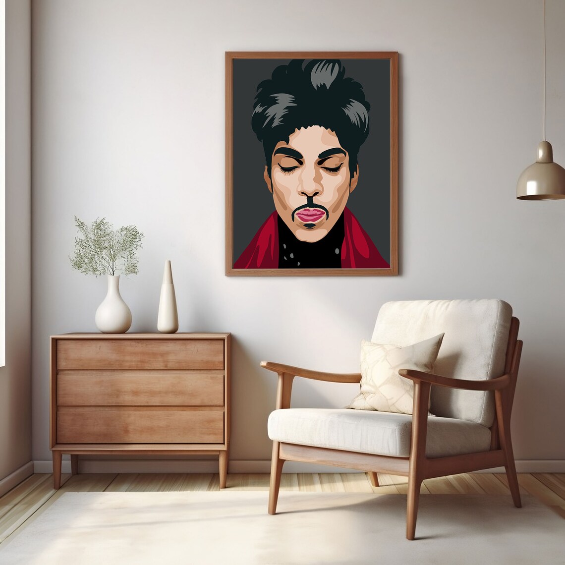 Prince Pop Art Portrait of the Purple Rain Music Legend Poster - Image 3