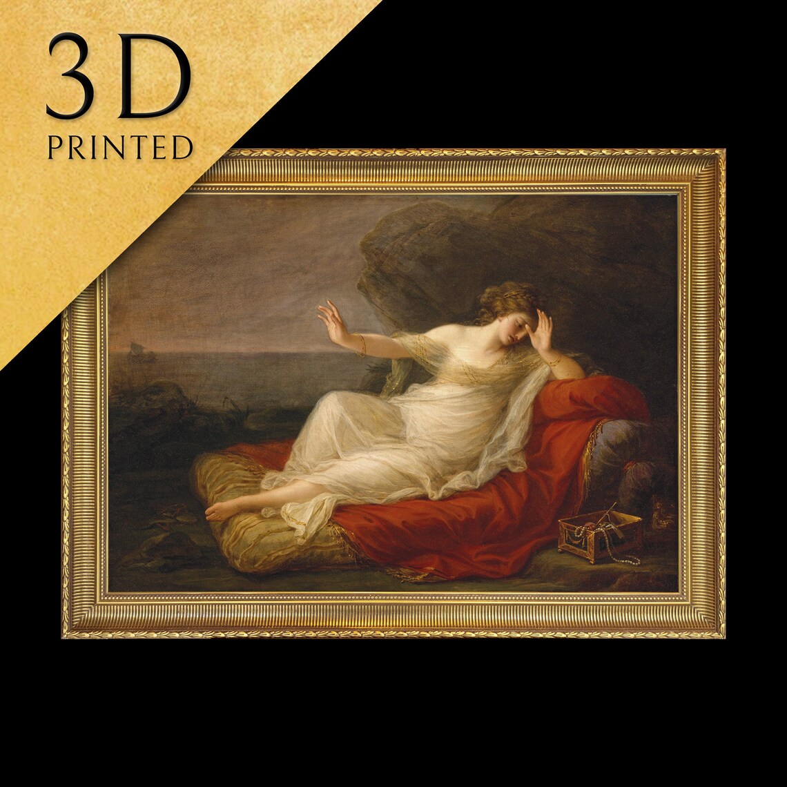 Ariadne Abandoned by Theseus by Angelica Kauffman, Oil Print