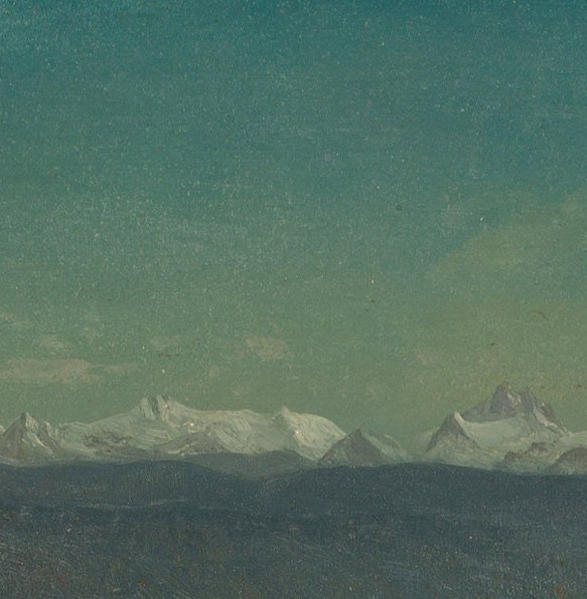 Snow Capped Peaks in a Vast Layered Mountain Panorama Art Poster - Image 3