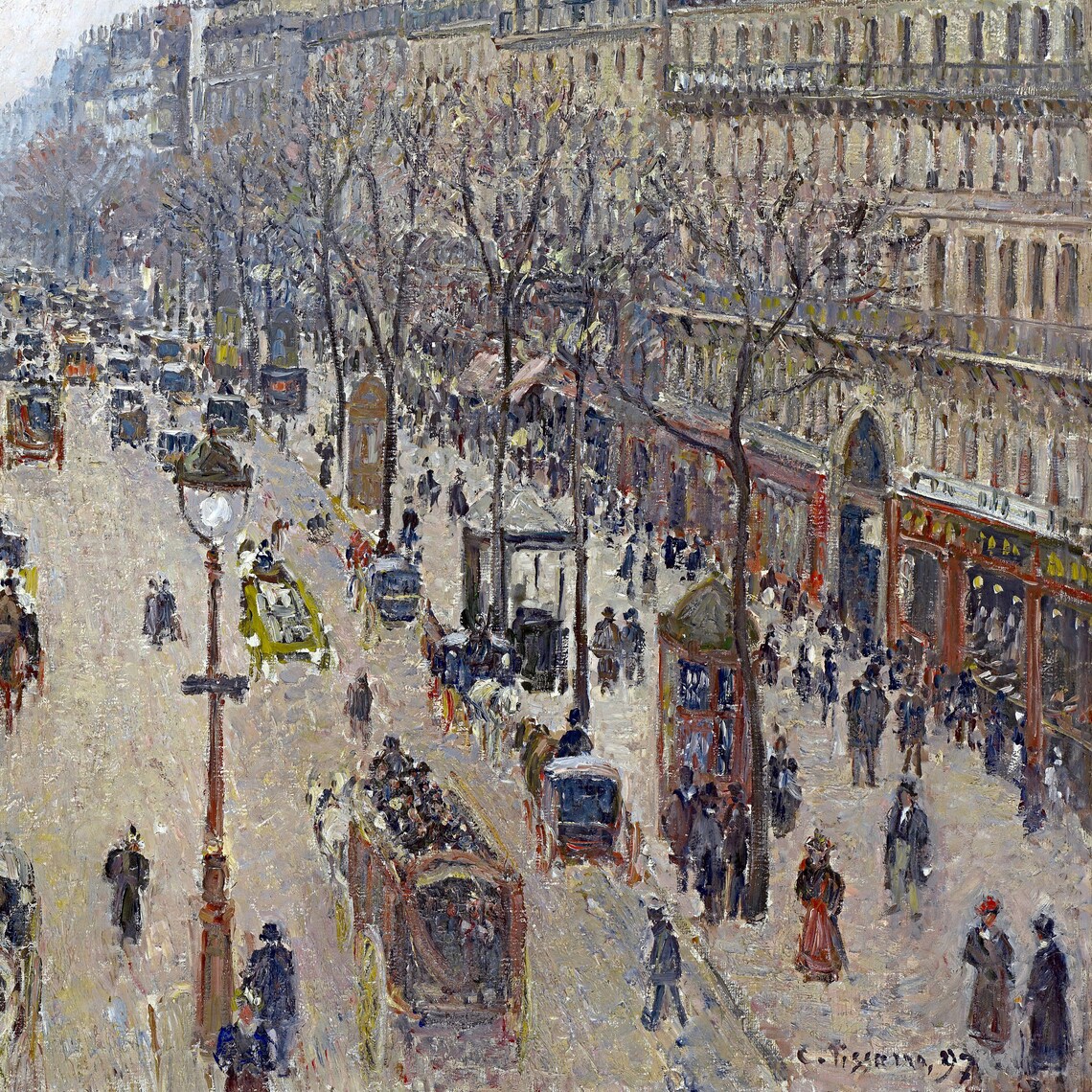 Boulevard Montmarte by Camille Pissarro, Art Print - Image 2