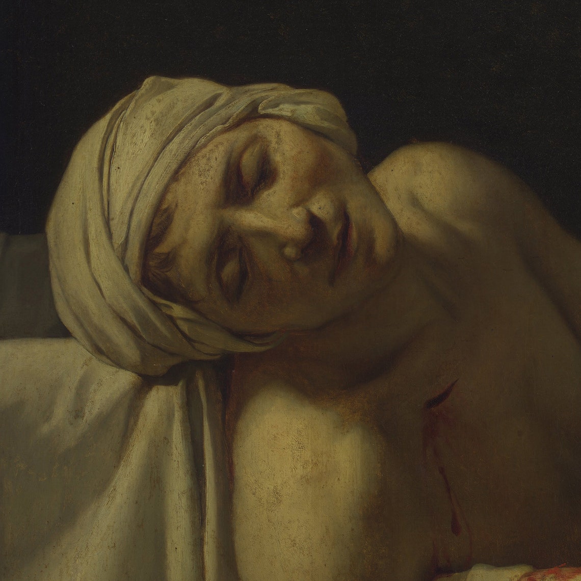 Jacques Louis David Death Of Marat Neoclassical Martyr Poster - Image 3