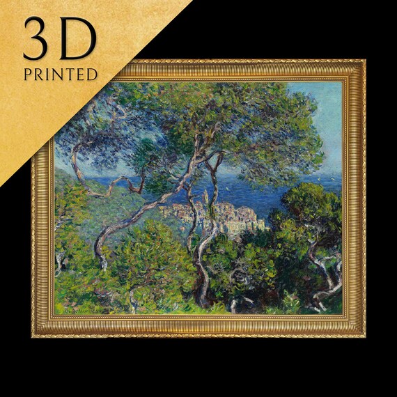 Bordighera By Claude Monet 3d Printed With Texture And Brush Strokes Looks Like Original Oil Painting