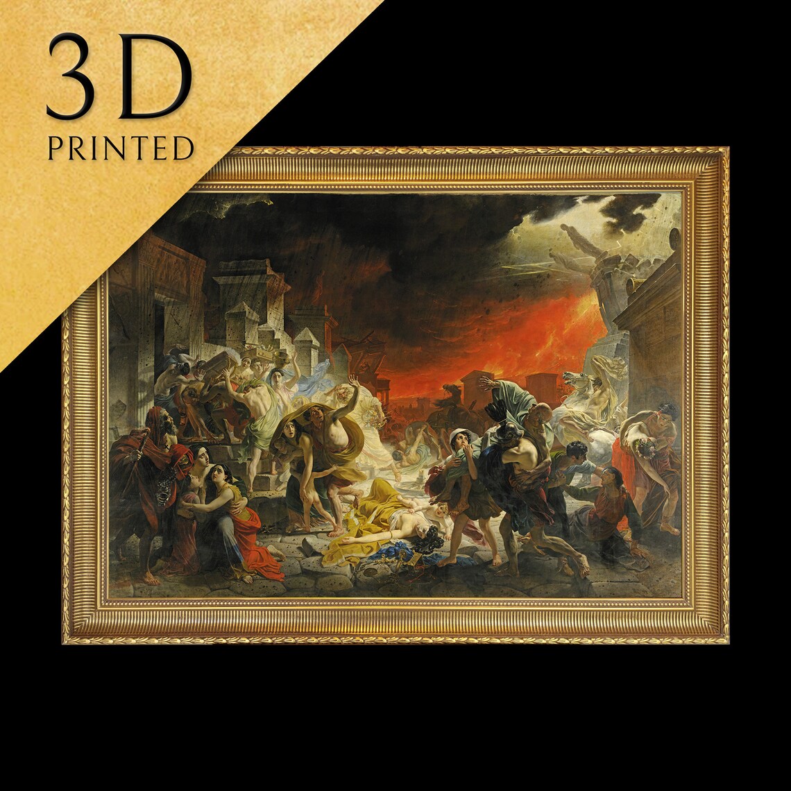 The Last Day Of Pompeii by Karl Brullov, Art Print