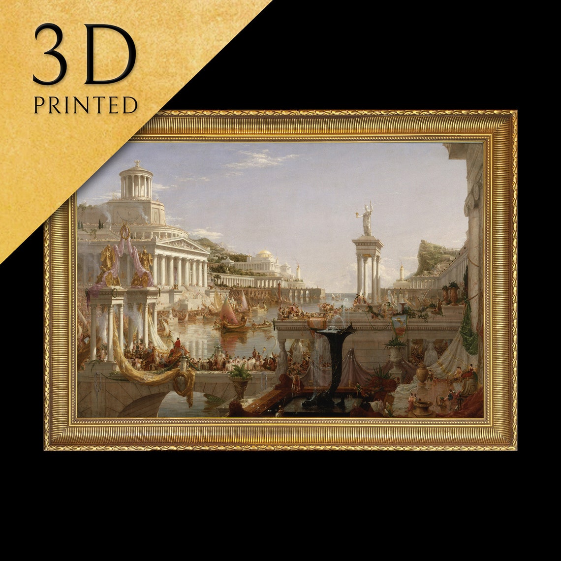 Thomas Cole The Course of Empire Grand Ancient Roman City Poster