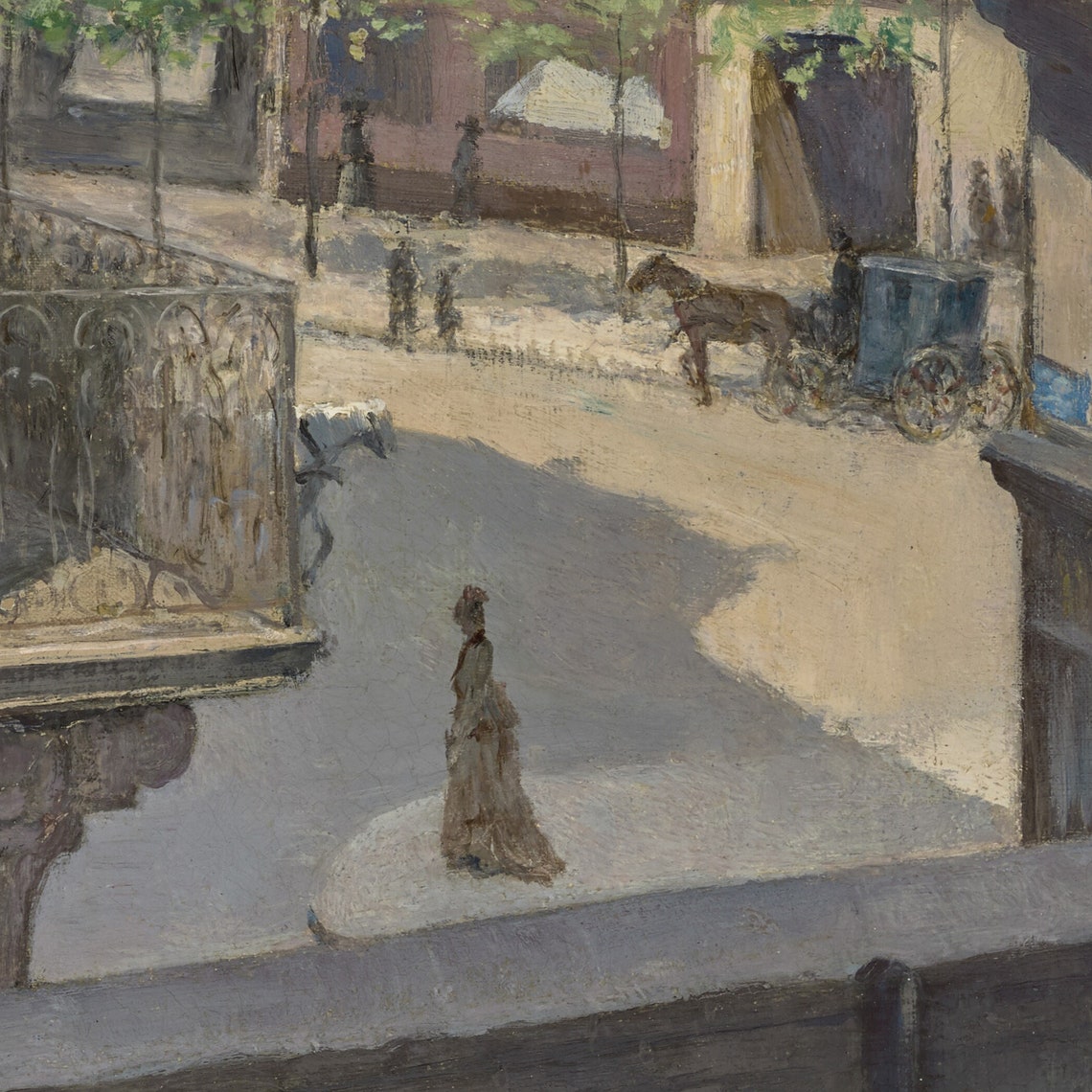 Gustave Caillebotte Young Man at His Window Paris Balcony Poster - Image 2