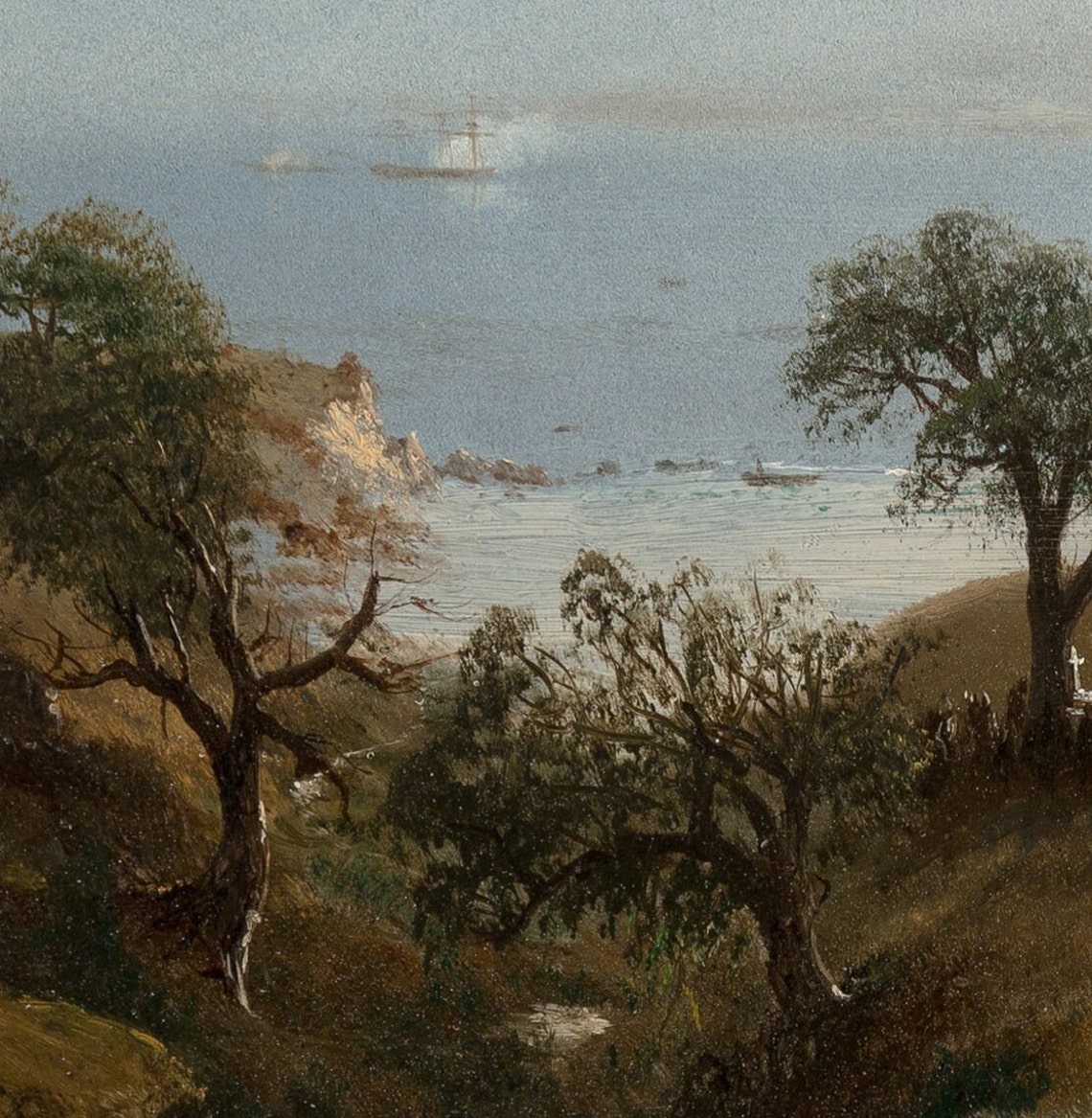 Albert Bierstadt Entrance into Monterey Coastal Hills Study Poster - Image 3