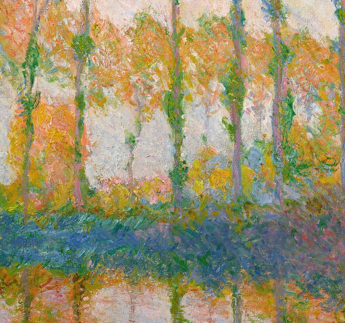Monet-Inspired Poplars On The Banks Of The Epte - Image 2