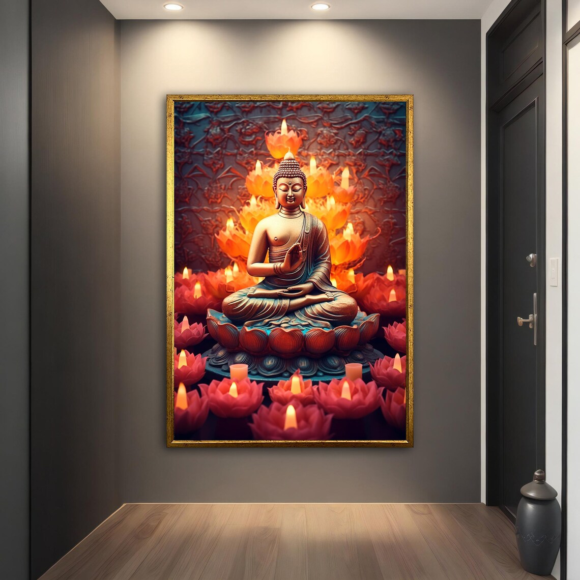 Buddha Meditation Art Print, Spiritual Wall Art - Image 5