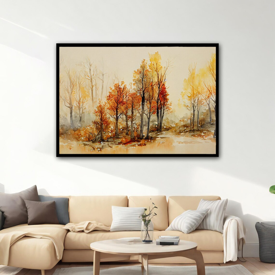 Abstract Tree Art Print, Modern Tree Painting - Image 5