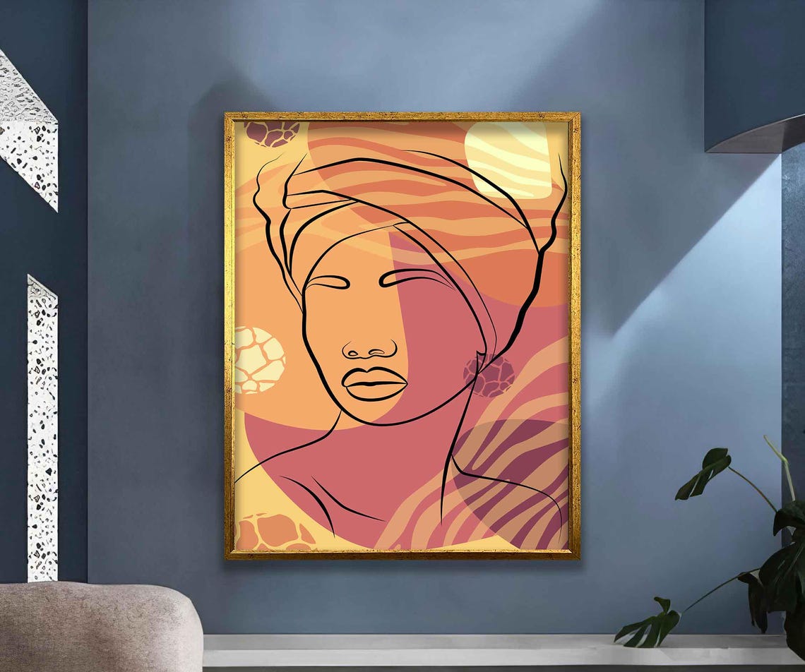 Modern Woman Wall Art Modern Woman Print Woman Woman Wall Decor Woman Wall Art Woman Painting - Image 4