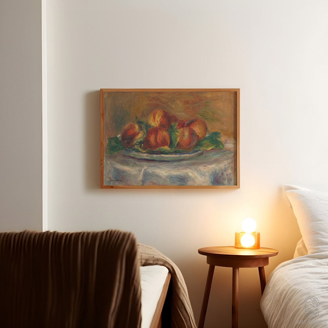 Auguste Renoir Peaches On A Plate, French Kitchen Art Print - Image 3