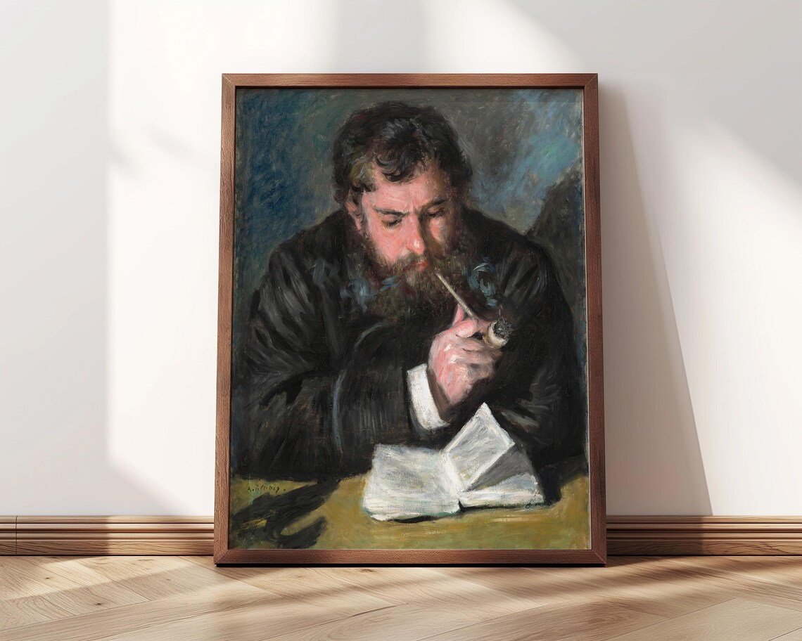 Claude Monet and Auguste Renoir 1872 Art Print - Image 3