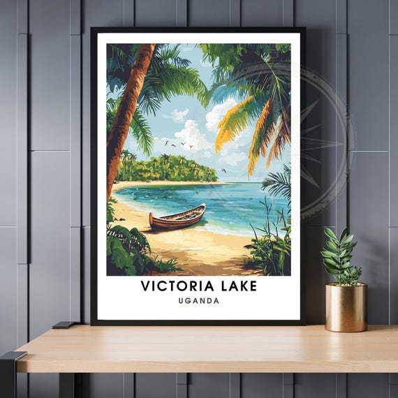 Lake Victoria Poster Uganda