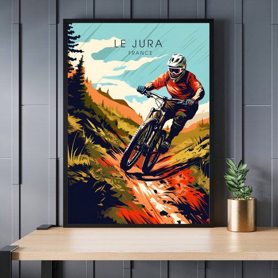 Jura Poster Mountain Bike Print Biking