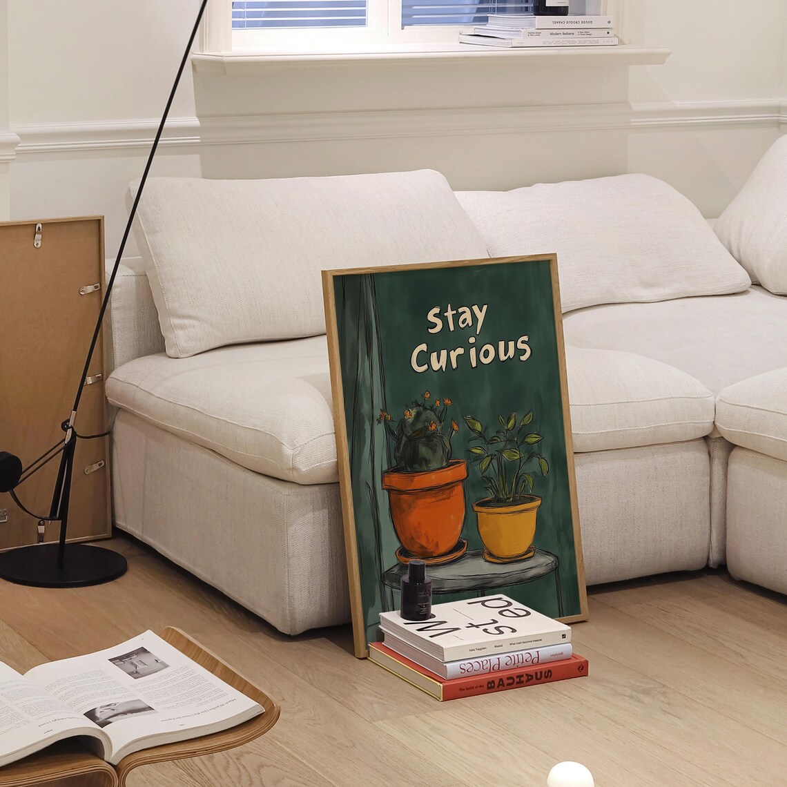Stay Curious Typography, Motivational Wall Decor - Image 3