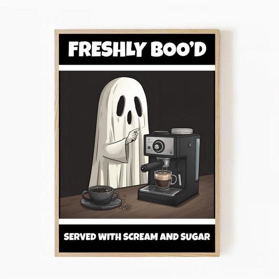 Barista Halloween Decor