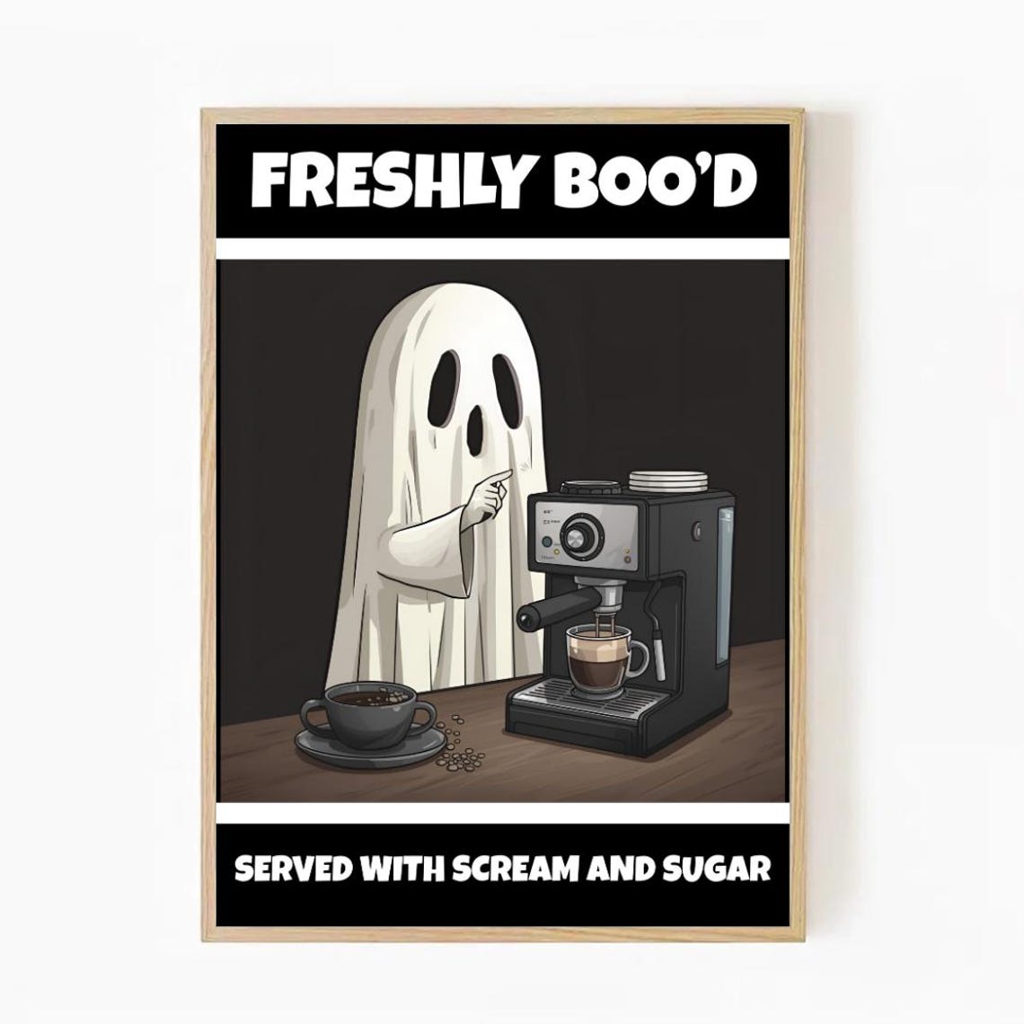 Barista Halloween Decor