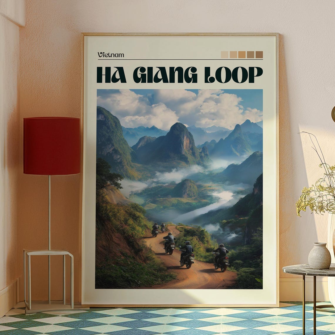 Ha Giang Loop Vietnam Epic Motorbike Karst Mountain Adventure Poster - Image 2