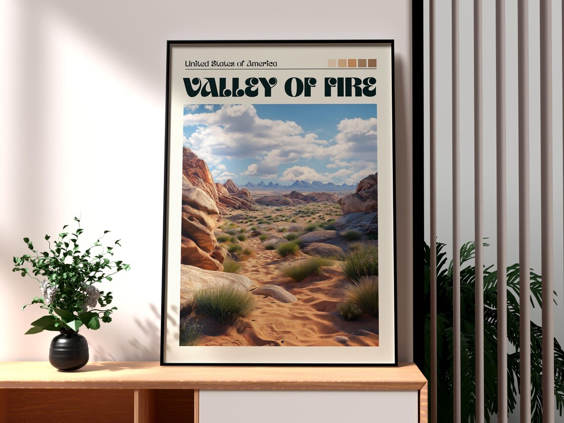 Valley Of Fire State Park, Moapa Nevada Art Print