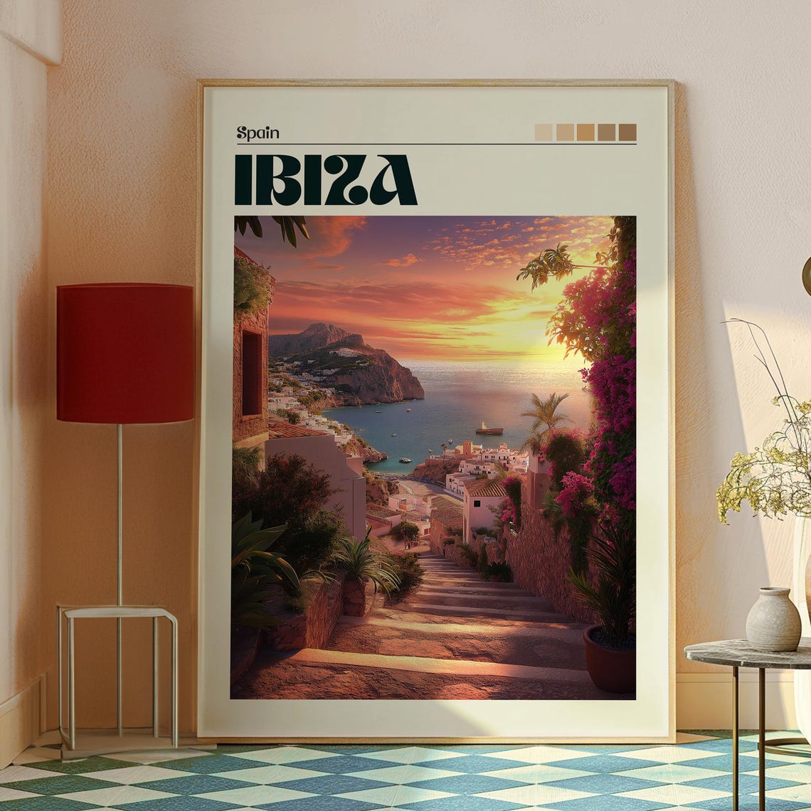 Ibiza Travel Poster, Nightlife Beach Club Spain - Image 2