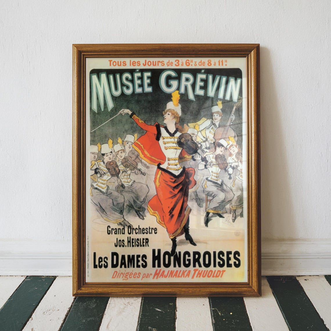 Musee Grevin Les Dames Hongroises Vintage Paris Poster Artwork