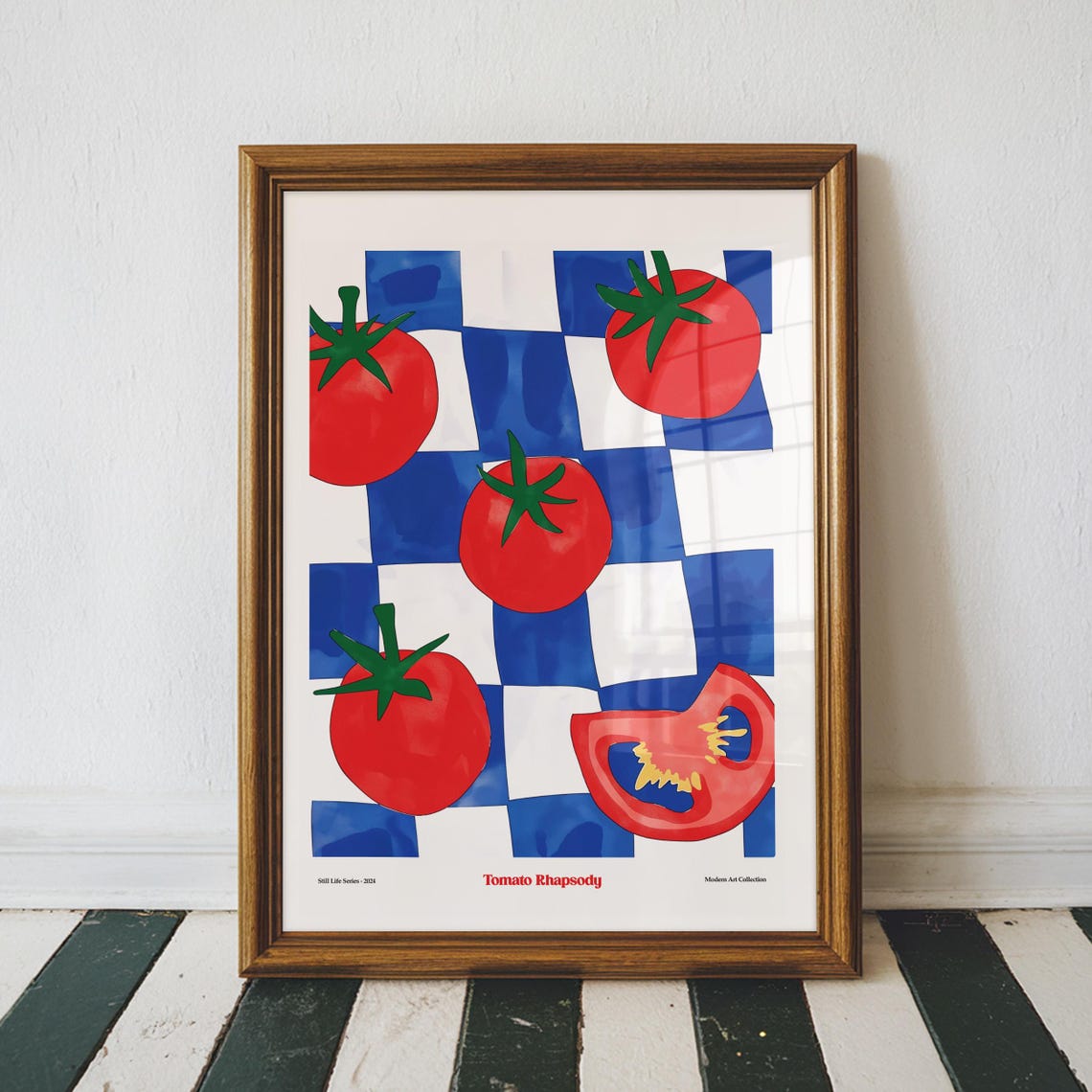 Tomato Kitchen Wall Art Gift For Chef Print Decor Food Restaurant